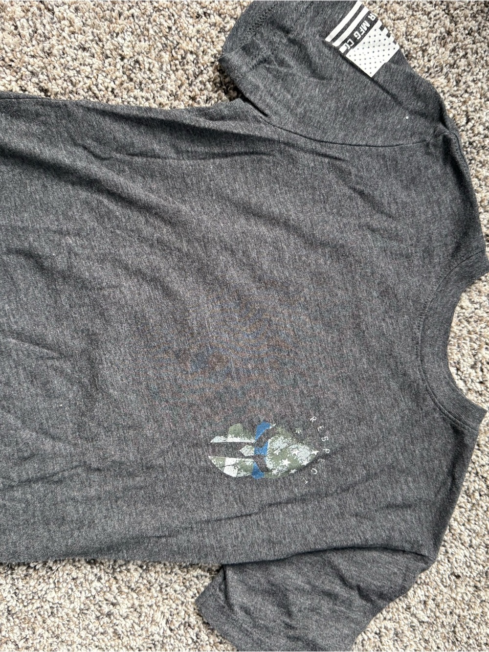 Boys Charcoal Short Sleeve Graphic Tee - Unbranded